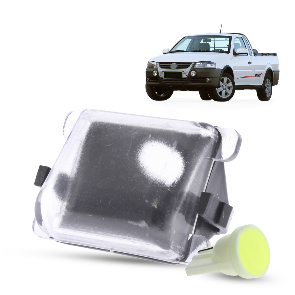 Lanterna Luz De Placa + LED Volkswagen Saveiro G2 G3 G4 1997 1998 1999 2000 2001 2002 2003 2004 2005 2006 2007 2008