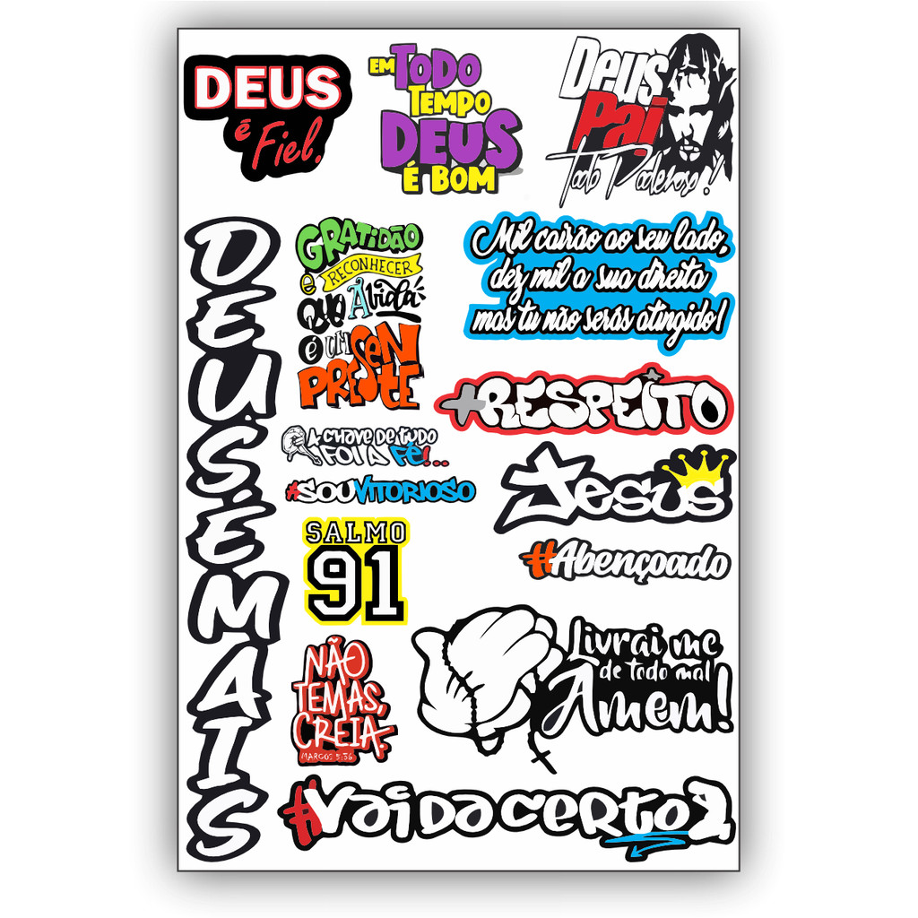 Adesivos Frases Evangélicas para Moto: Onde Comprar | BuscaProdutos