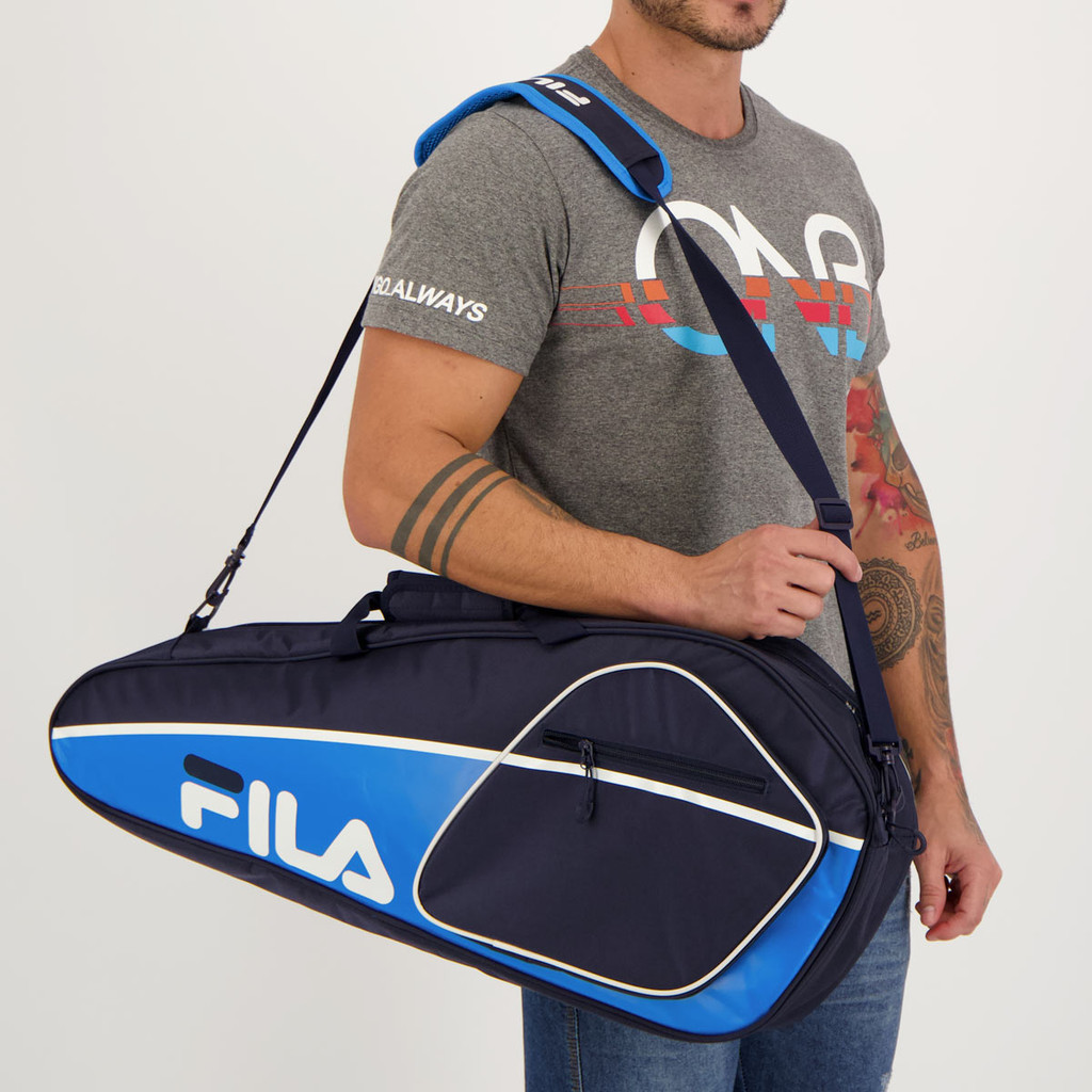 Raqueteira Fila Team Marinho e Azul - Sports & Outdoors