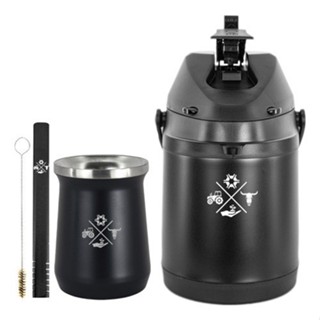 Kit Tereré Garrafa Térmica 2.5l Copo 236ml Made In Roça em Oferta na Shopee