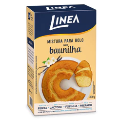 Mistura Para Bolo Linea Sabor Baunilha 300g