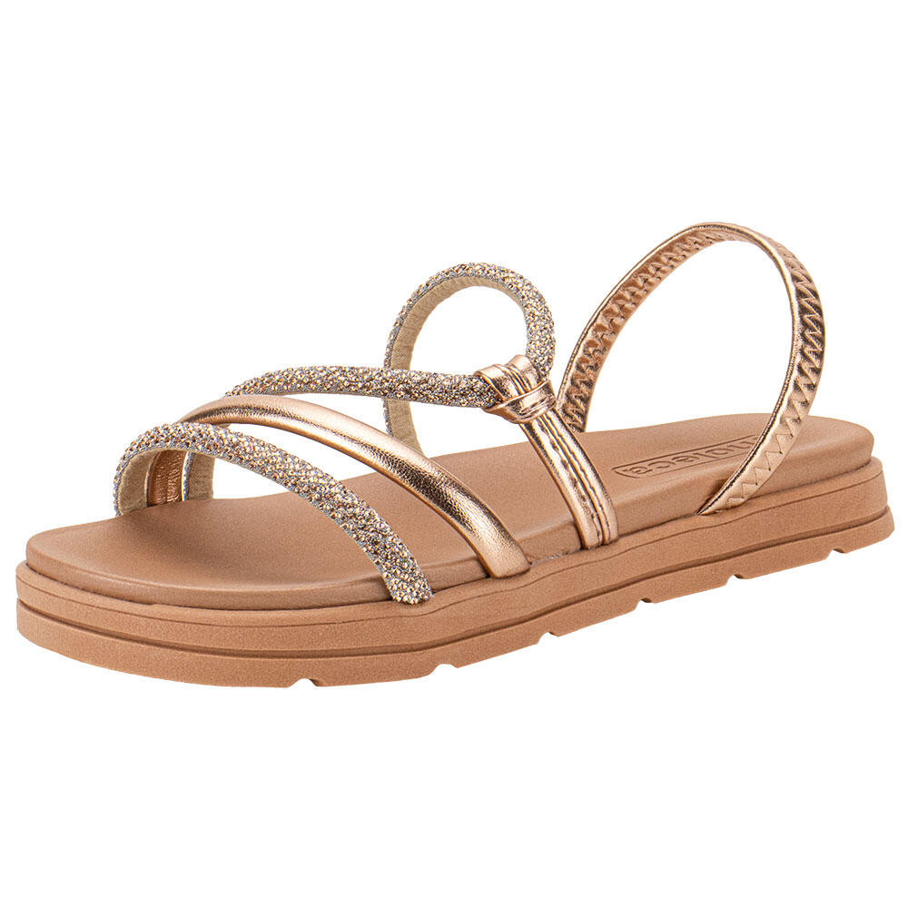 Sandália Feminina Flat Moleca 5490113 - Women Shoes