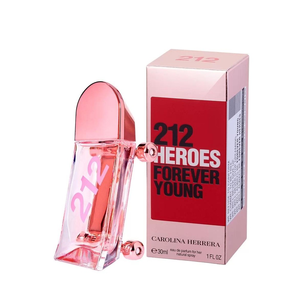 212 Heroes For Her Carolina Herrera Perfume Feminino Eau de Parfum - Beauty