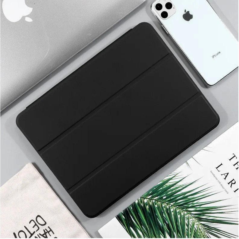 Capa magnetico inteligente com slot de canetas compativel ipad mini Air 1 2 3 5 