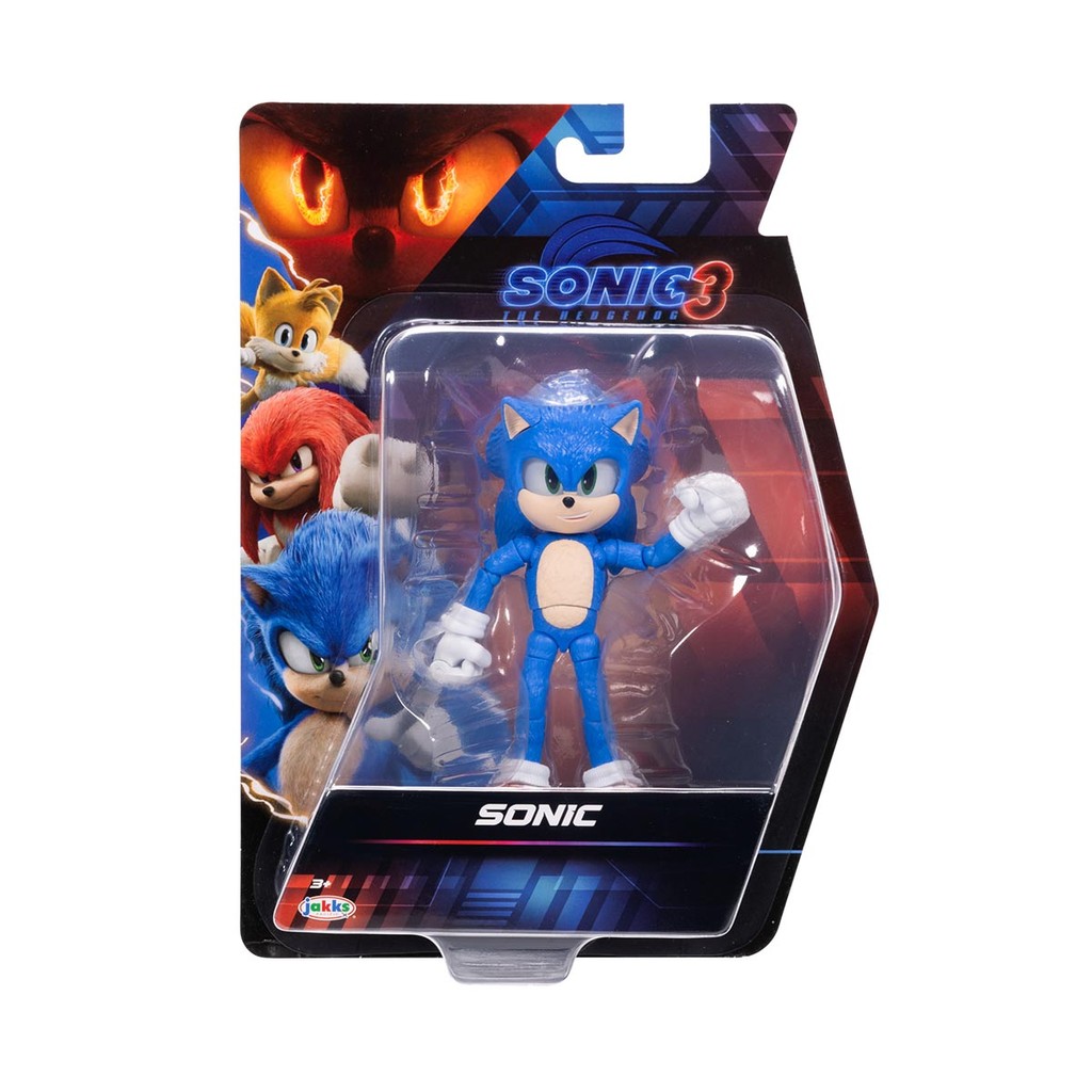 Boneco Articulado Sonic de 12cm - Sonic 3: O Filme em Oferta na Shopee