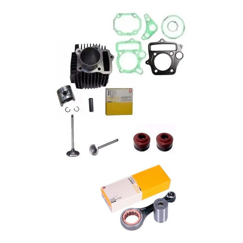 Cilindro Motor Biz Pop 100 (biela/valvula/retentor/juntas)