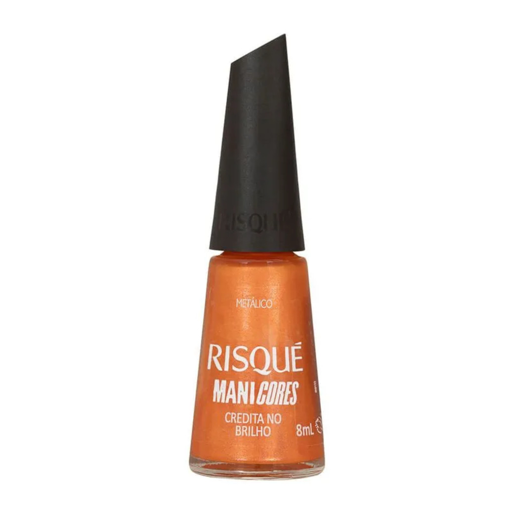Esmalte Risqué ManiCores Credita no Brilho Metálico 8ml em Oferta na Shopee