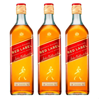 Whisky Johnnie Walker Red Label 1 Litro 3 Unidades em Oferta na Shopee
