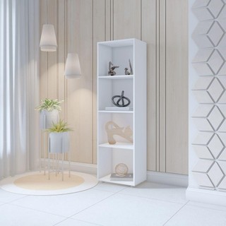 Estante Com 04 Nichos Calum Branco em Oferta na Shopee