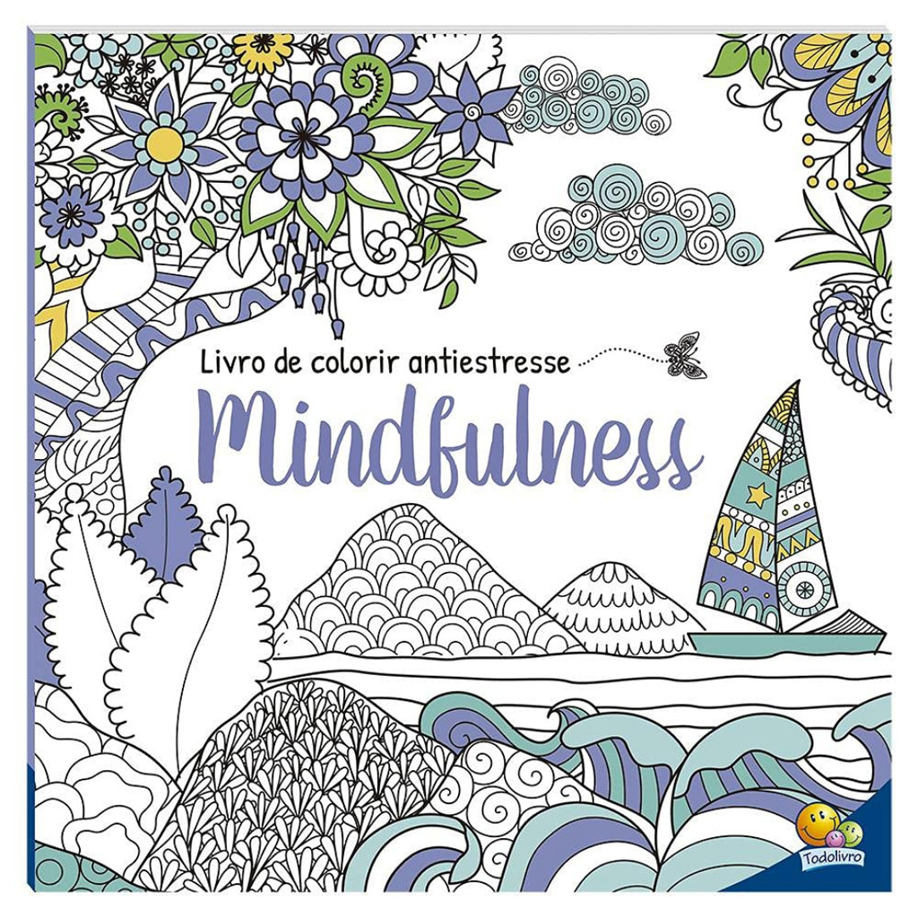 Livro Arteterapia MindFulness | Colorir Antiestresse | 48 páginas | Envio Imediato! em Oferta na Shopee