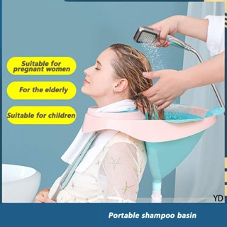 Bacia De Shampoo Portátil Fácil Sentar Bandeja De Lavatório De Cabelo Para Mulheres Grávid...