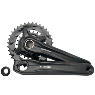 PEDIVELA DUPLO SHIMANO FC-MT210-2 INTEGRADO COROAS 36/22D BRAÇO 175MM SEM MOVIMENTO - 2X9V MTB em Oferta na Shopee