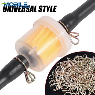 10 Peças Braçadeira De Mangueira De Combustível Automotivo De 5 ~ 14 Mm-Anel De Pressão Binaural-Fivela De Tubo De Água- em Oferta na Shopee