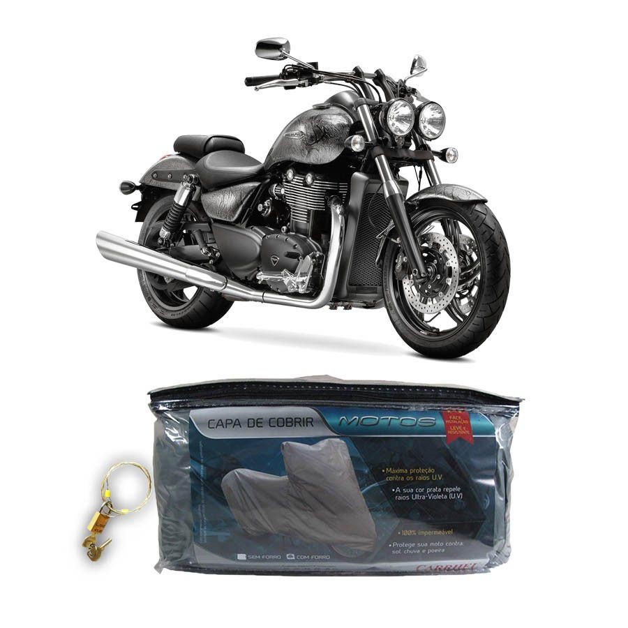 Capa com cadeado para cobrir TRIUMPH THUNDERBIRD 1700 STORM G(206)