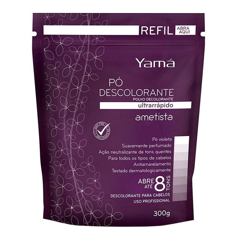 Pó Descolorante Yamá Refil Ametista 300g - Beauty