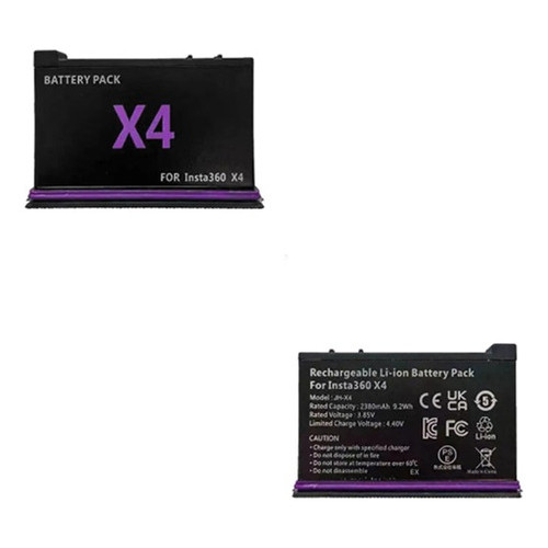 Bateria Para Insta360 X4 - 2290 Mah - Garantia 1 Ano