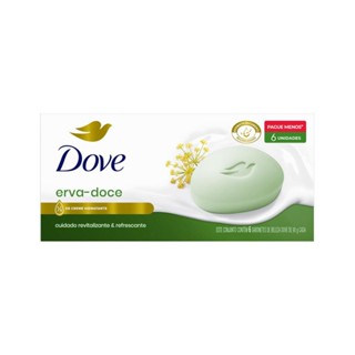 Sabonete Dove Barra C/6 Erva-Doce 90G Especial em Oferta na Shopee