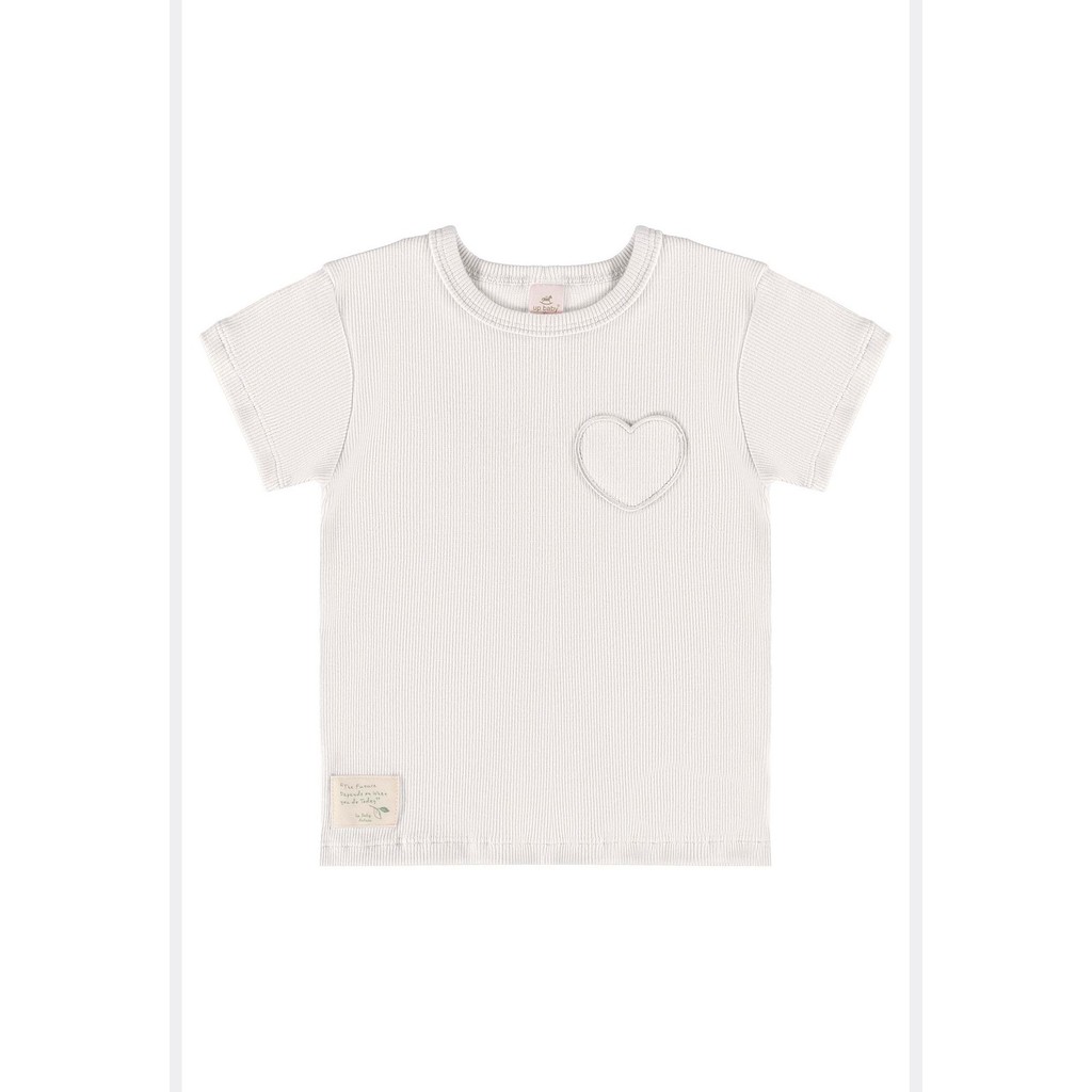 Blusa Infantil Nature em Ribana Canelada Up Baby