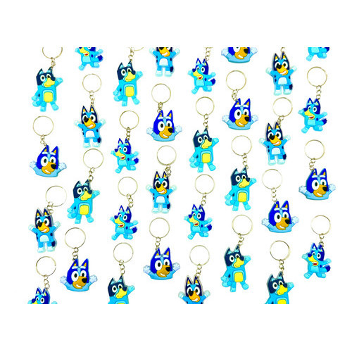 Lembrancinha Bluey Chaveiro 10peças Emborrachadas Mimo Tema