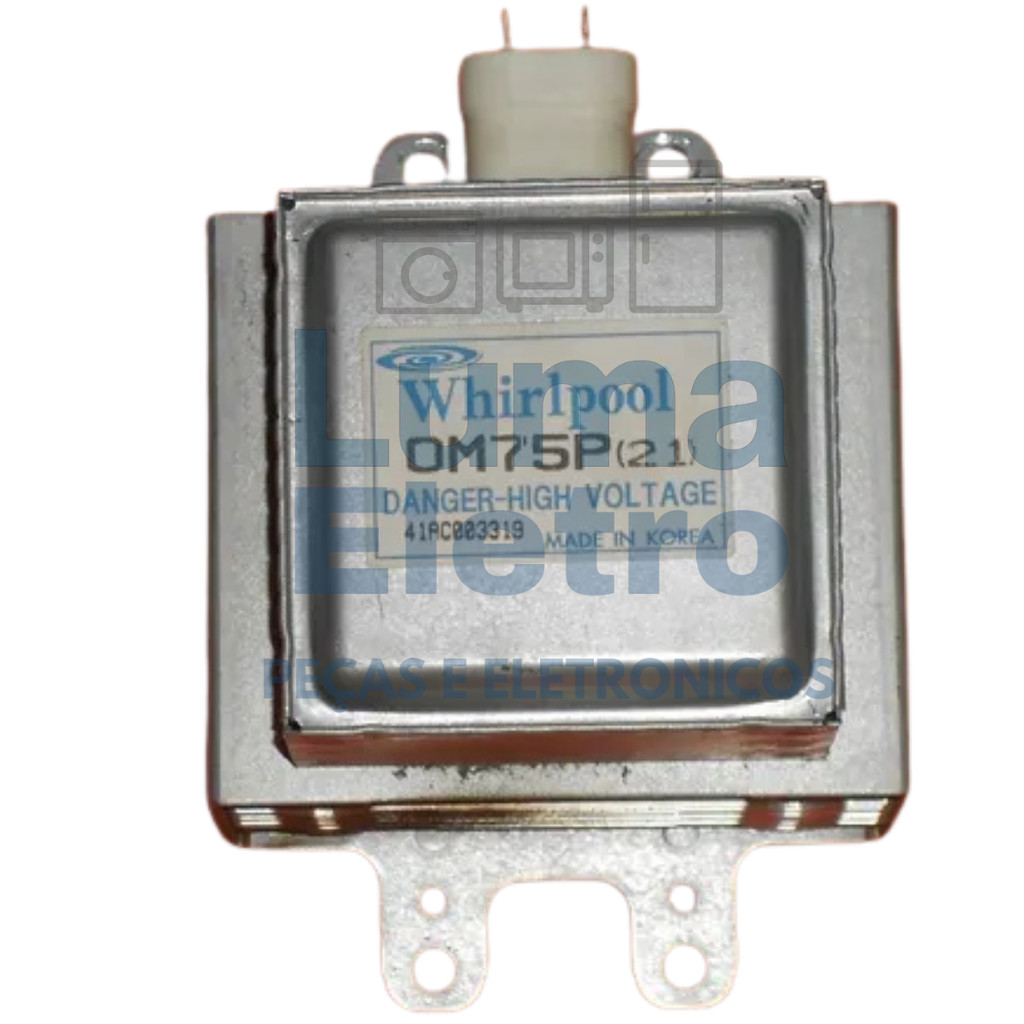 Magnetron Whirlpool Om75p(21) Original Usado
