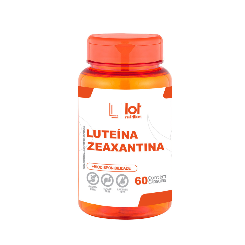 Zeaxantina 3mg + Luteína 20mg 60 cápsulas Visão Retina Proteção Ocular Lot Nutrition em Oferta na Shopee