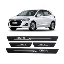 Soleira Preta 4 Portas Onix 2012 em Diante 4P Grid - S8125AC-PTO-I