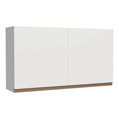Armário Aéreo Reims 120cm 2 Portas Branco Madesa