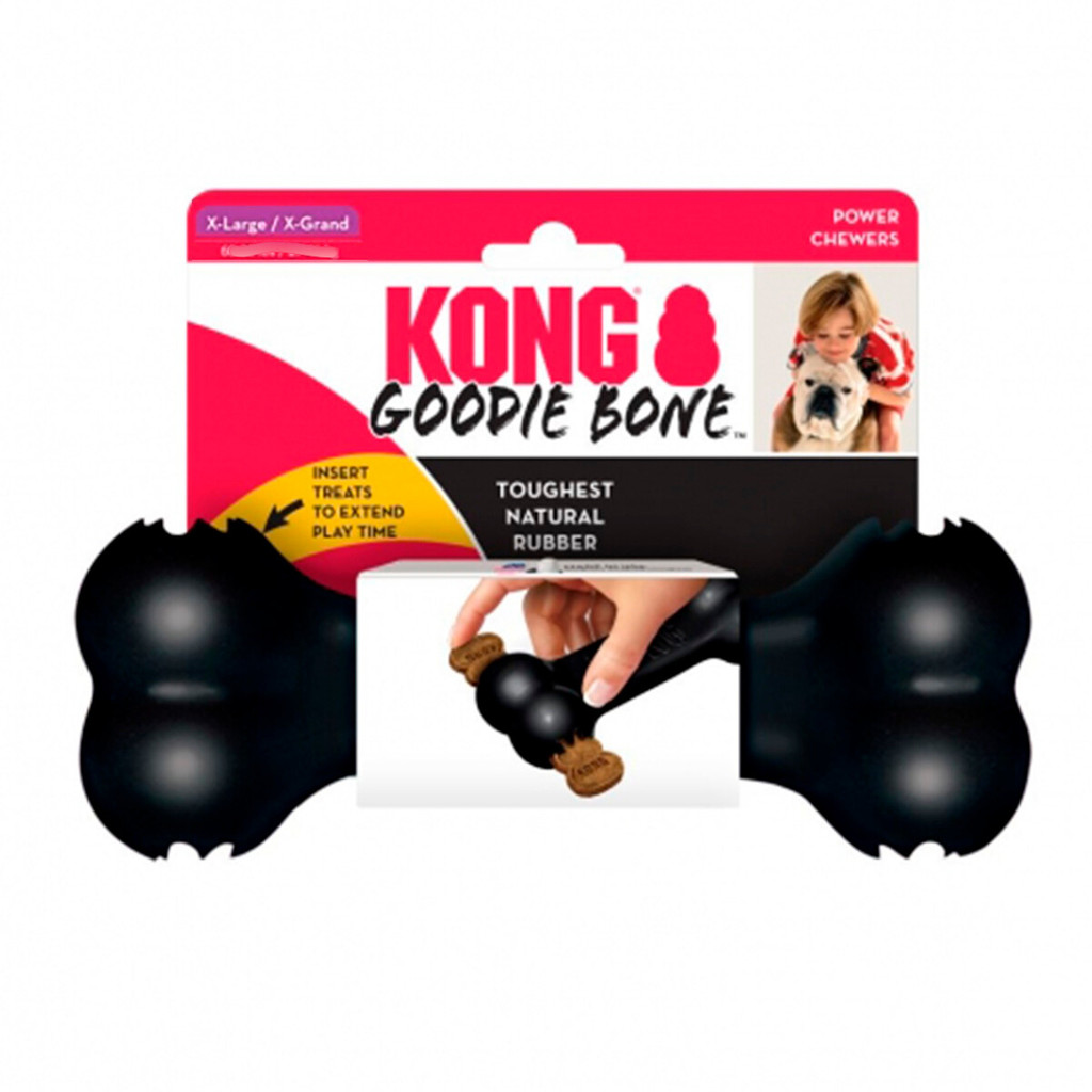 Osso Recheável Para Cachorro Kong Extreme Goodie Bone Extra Grande