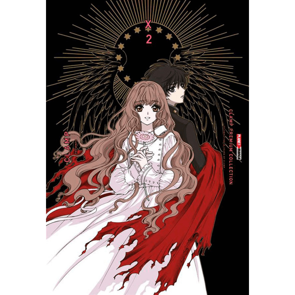 Capa do livro Mangá - X 02 - por Clamp - Editora Panini