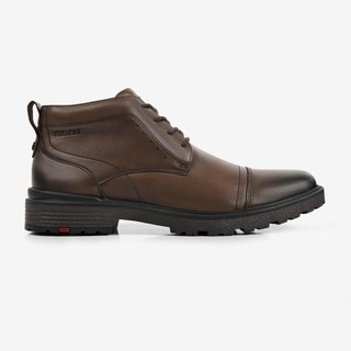 Bota Masculina Ferracini de Couro Atenas Marrom Tratorada e Solado de Borracha Confortável 9815-517D