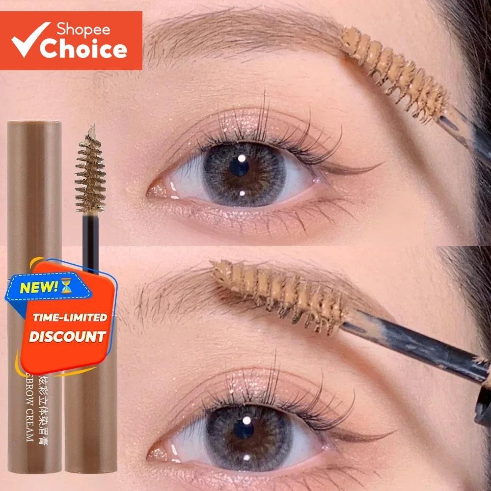 Gel De Maquiagem Para Sobrancelhas-Tons Café Preto E Marrom , Modelagem Tingimento De Longa Duração Oficial em Oferta na Shopee