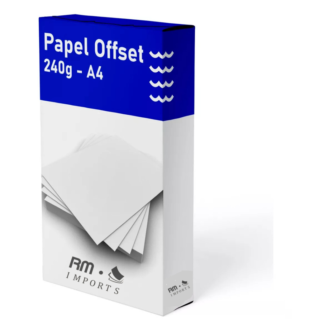 Papel Offset 240g - A4 - 100 folhas em Oferta na Shopee