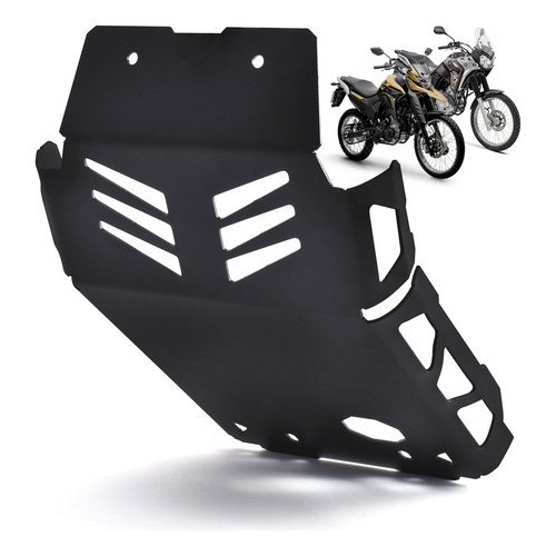 Peito de Aço Grosso e Protetor de Carter Tenere Lander 250cc Preto Proteção Motor Frontal 2011 até 2026 em Oferta na Shopee
