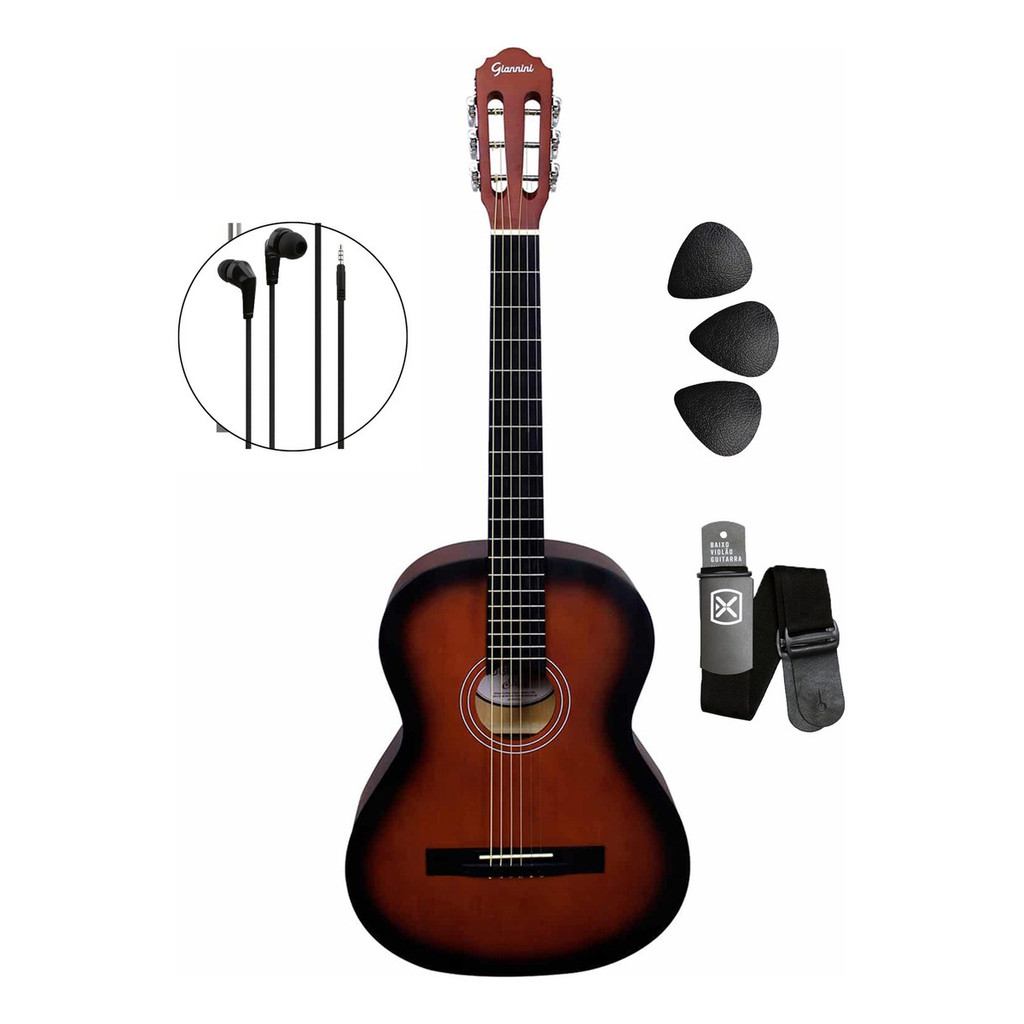 Violão Acústico Giannini Start S-14 Sunburst Aço