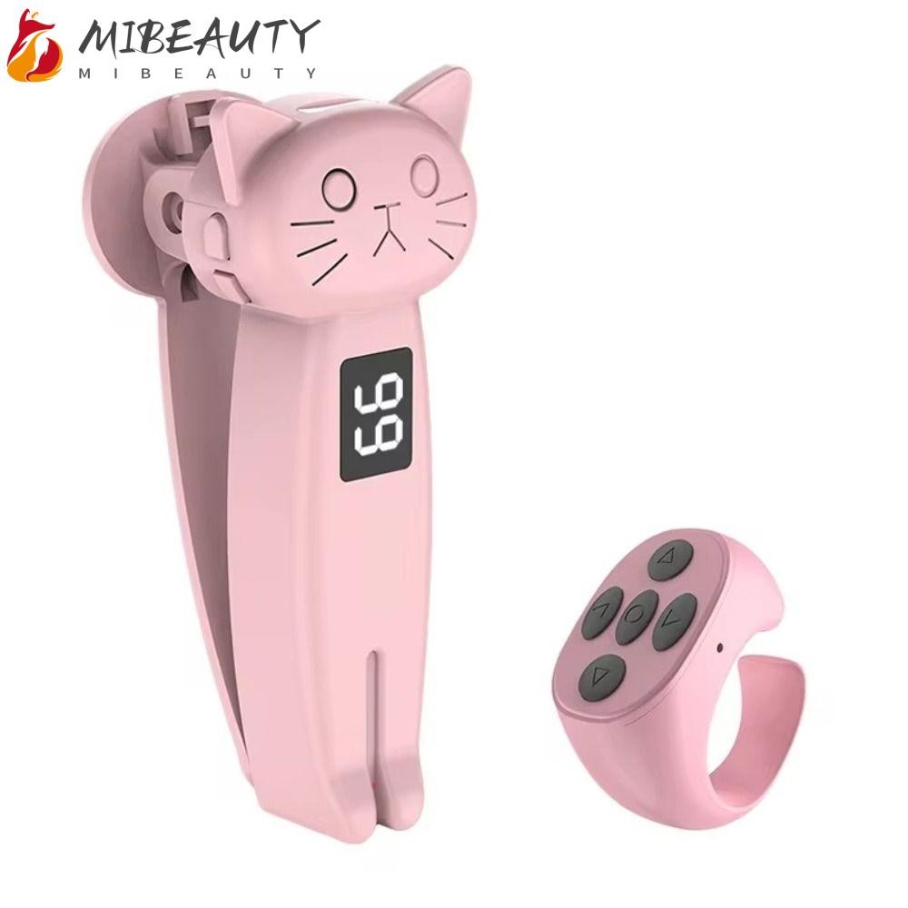 MIBEAUTY Electric Auto Page Turner , Dispositivo De Clique De Dedo ABS Mudo , Rápido Para Kindle Paperwhite