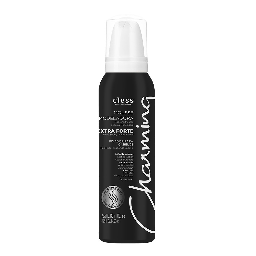 Charming Mousse Modeladora Extra Forte140ml em Oferta na Shopee