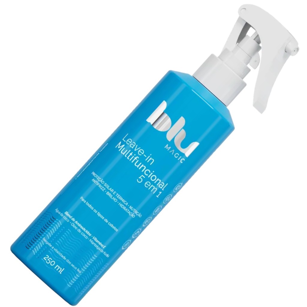 Leave-in Protetor Térmico Capilar 5 em 1 Blu Magic 250ml