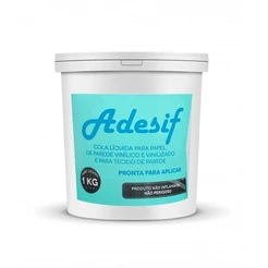 Cola Líquida para Papel de Parede 1KG Adesif