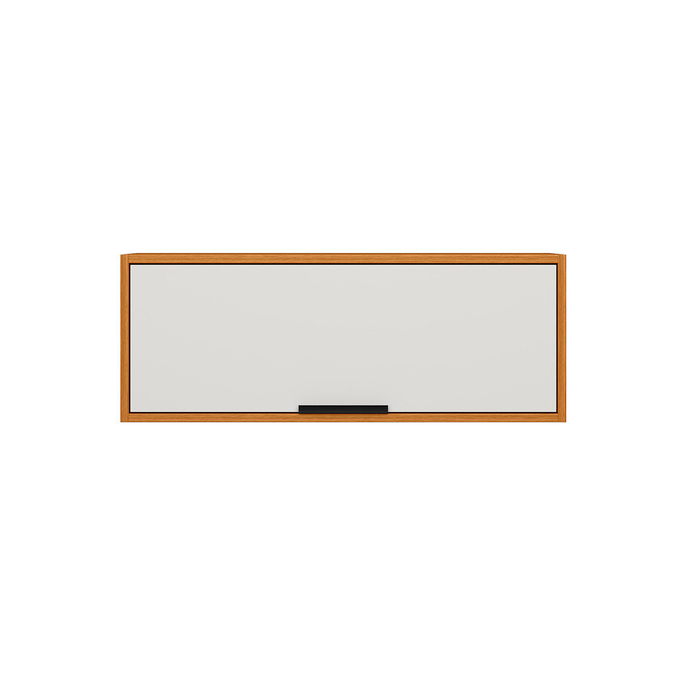 Armário Aéreo Geladeira 1 Porta 80cm Ravena Freijo Uv Off Acetinado - SSX Multicoisas