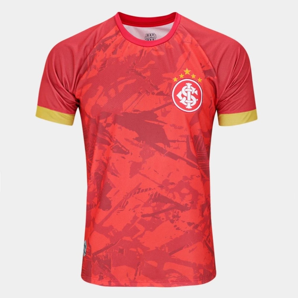 Camisa Internacional RetrôMania Classic Masculina - Vermelho em Oferta na Shopee
