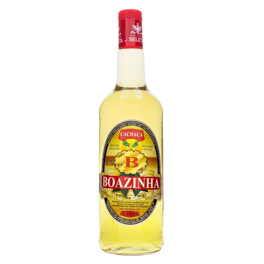 CACHACA BOAZINHA 1000ML - Food & Beverages