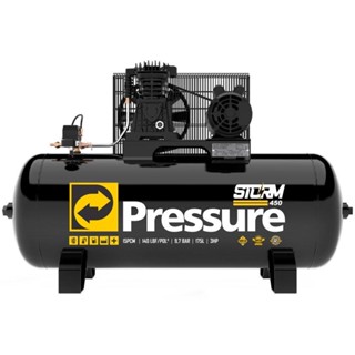 Compressor de Ar Storm 450 15 Pés 175L 3HP 110/220V Pressure em Oferta na Shopee