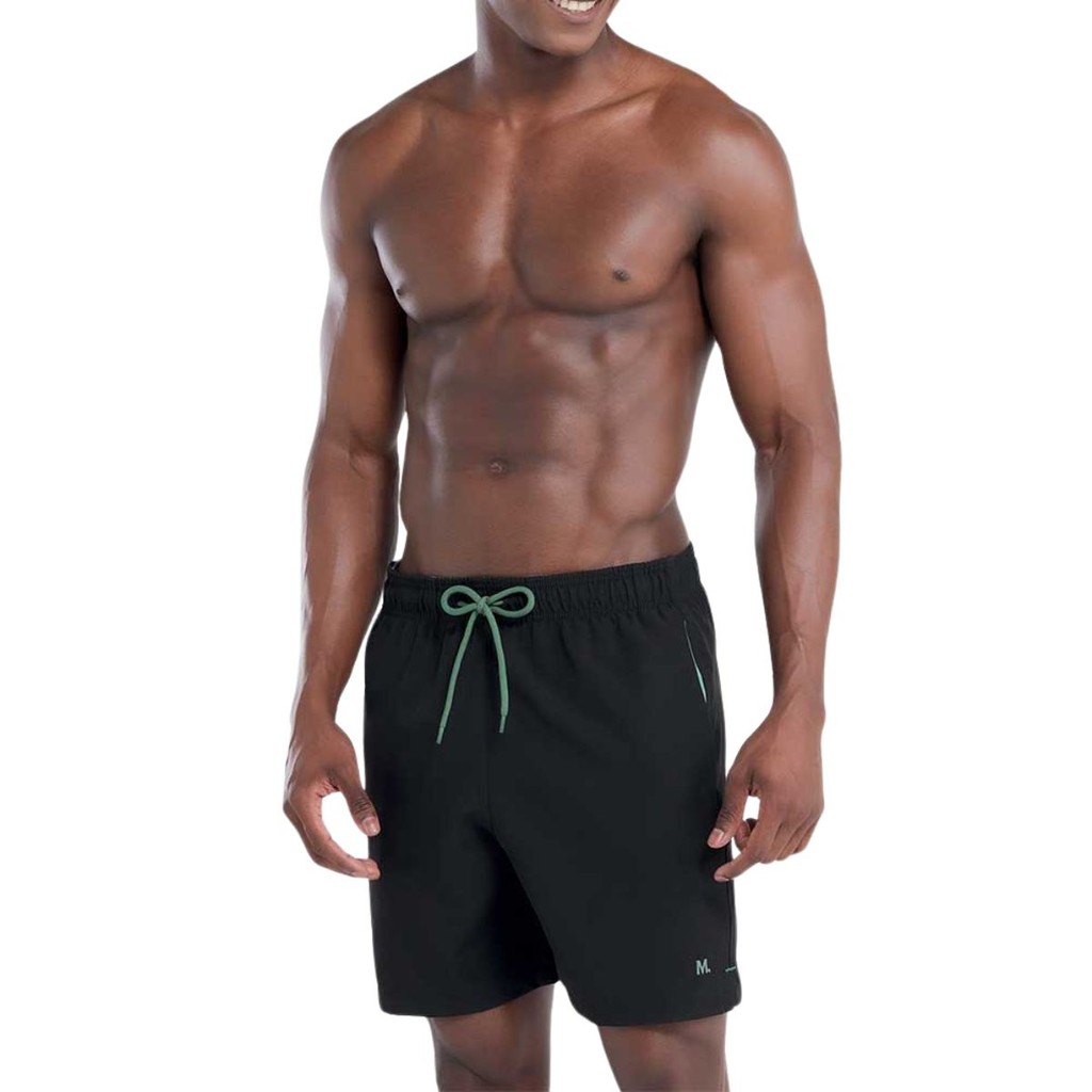 Shorts Praia Casual Masculino Mash Secagem Rápida Poliéster