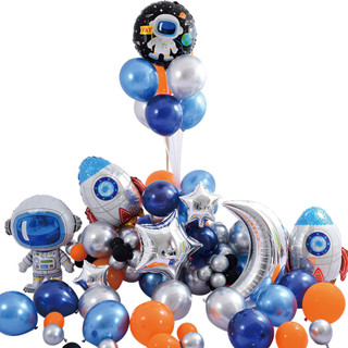 Balão de Aniversário Bexigas 92 Peças Balões de Festa Conjunto de Luxo Balões Para Festas e Aniversários M1028-AZUL em Oferta na Shopee