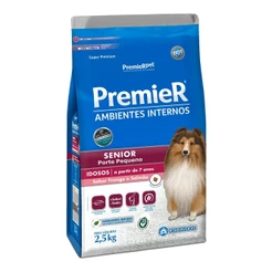 Ração Premier Ambientes Internos Cão Senior Frango 2,5Kg