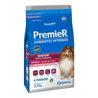 Ração Premier Ambientes Internos Para Cão Idoso Pequeno 2,5Kg em Oferta na Shopee