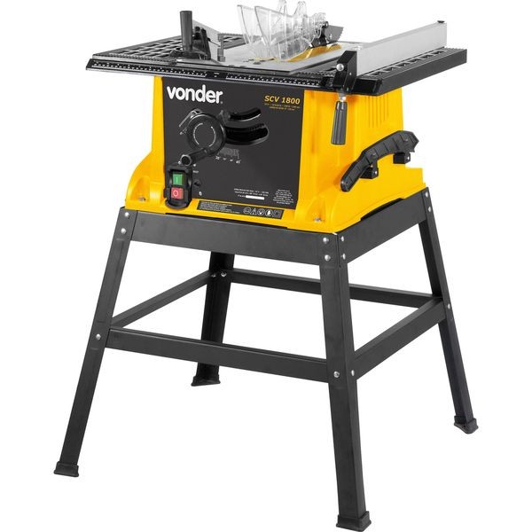 Serra circular de mesa 10" 1800 watts 127V scv1800 Vonder em Oferta na Shopee