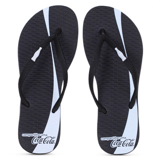 Chinelo Coca Cola Share a Coke Preto e Branco - Feminino