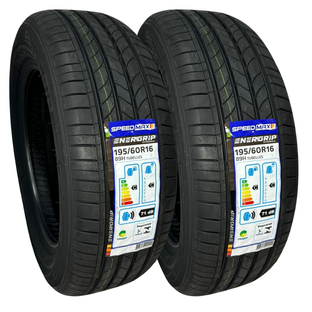 Detalhes do Kit 2 Pneus 195/60R16 ENERGRI SPM022 89H Aro 16 HB20 Civic Corolla Cruze Sentra Logan