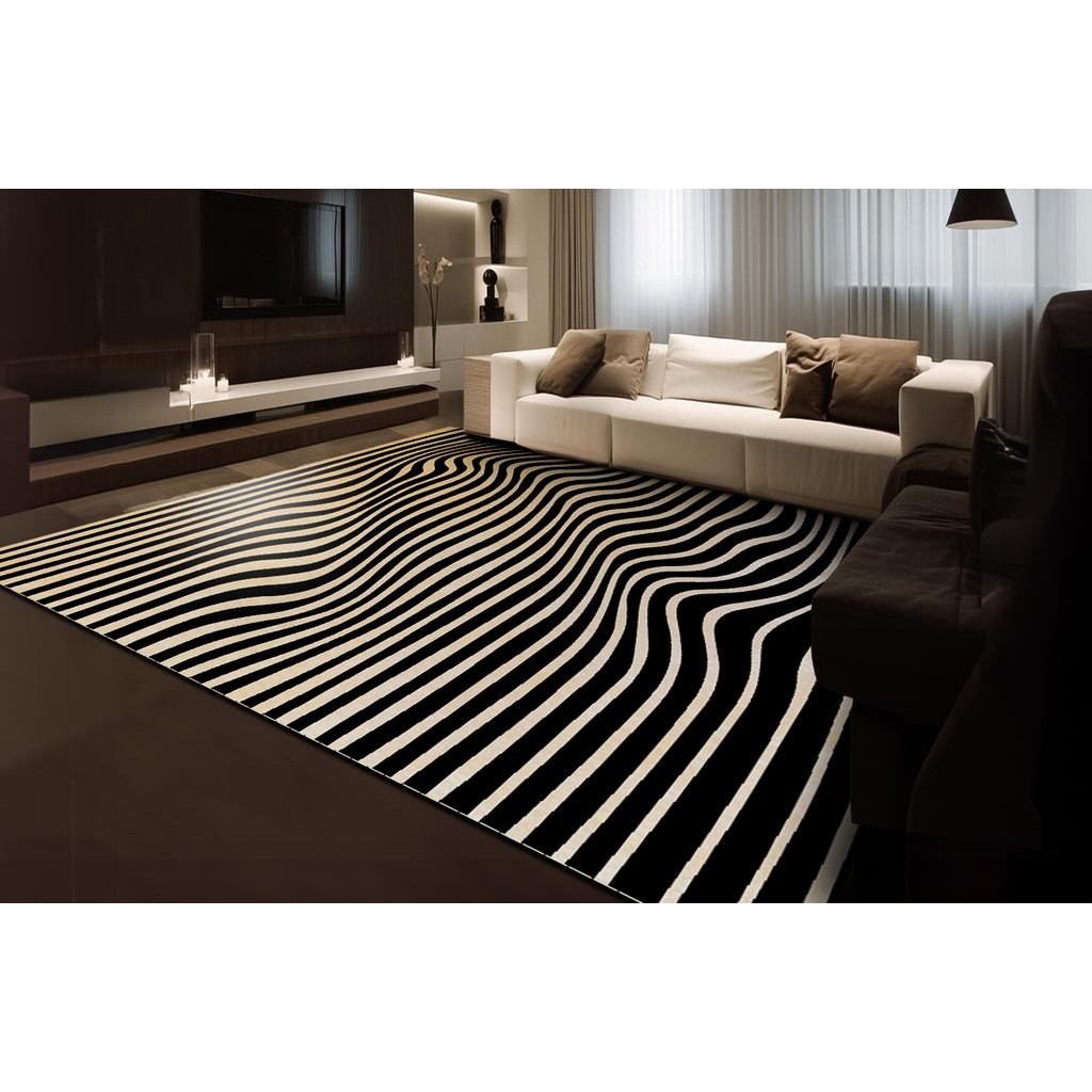 Mega Tapete Marbella Elite Cyclone Black Dunas 250x350
